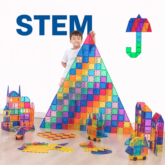 Colorful Magnetic Building Tiles™