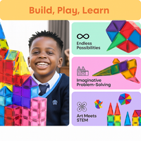 Colorful Magnetic Building Tiles™